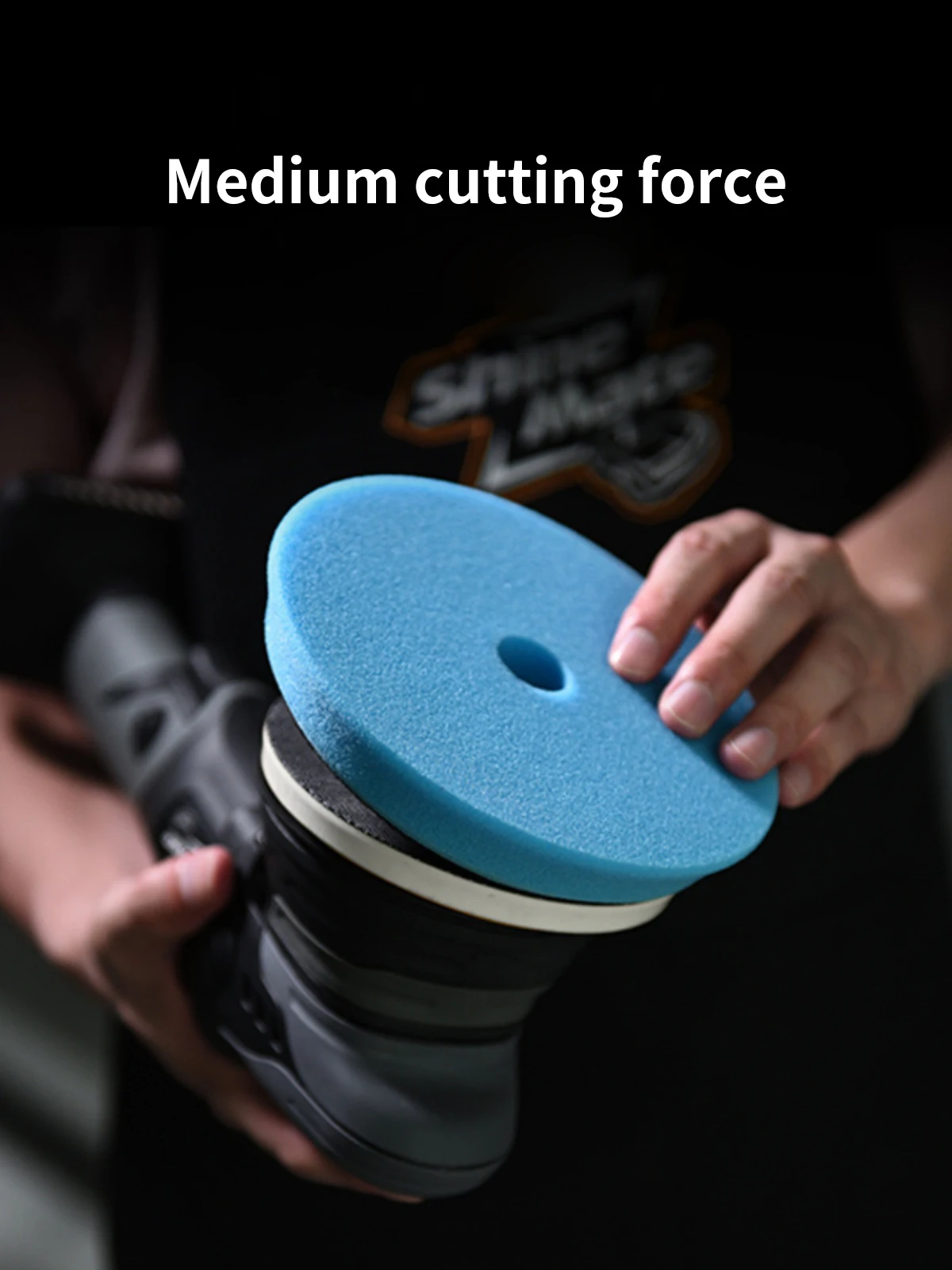 SPTA 3"/5"/6" 5pcs Mix Color Car Spong Buffing Polishing Pads & Buffing Pads for DA/RO/GA Car Buffer Polisher car polishing pad