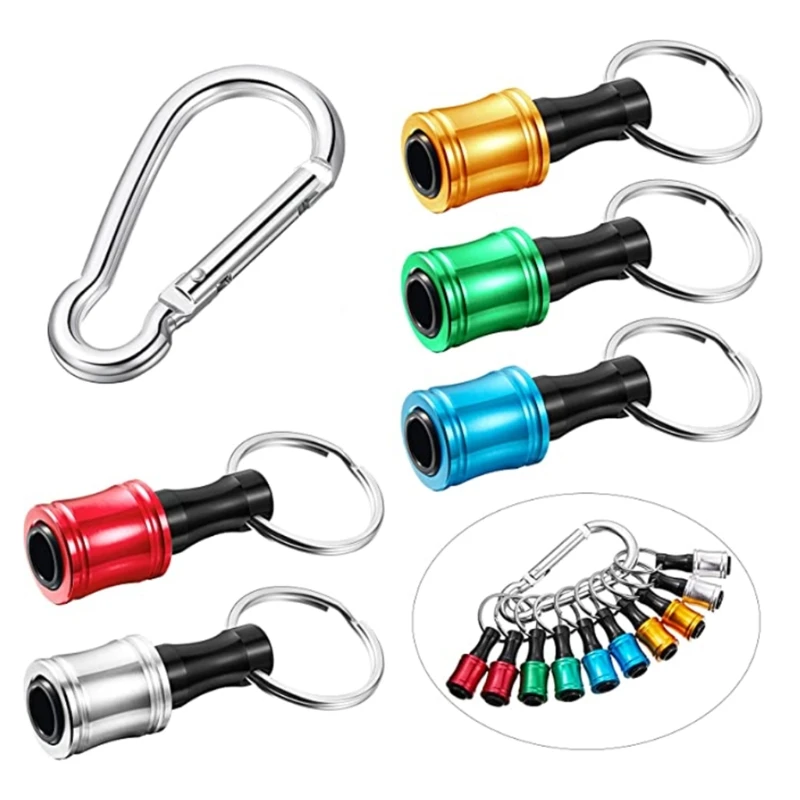 

Portable Keychain Tool 10Pieces 1/4 Inch Shank Keychain Extension Bar
