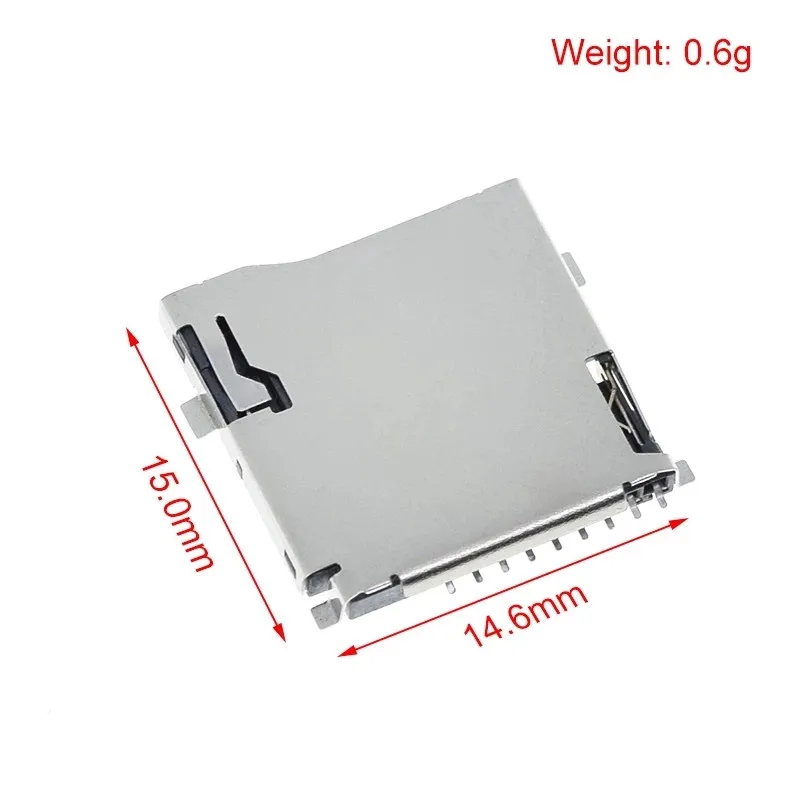 Push-Push Type TF Micro SD Card Socket Adapter Automatic PCB Connector 10PCS micro sd card connector