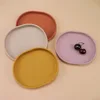 Baby Safe Silicone Dining Plate Suction Cartoon Children Dishes Feeding Toddler Training Tableware Retro Kids Smile Face Plate 1