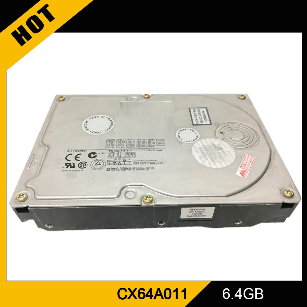 CX64A011 HDD For Quantum Hard Disk 6.4AT REV 02 B 6.4GB Parallel Port ...