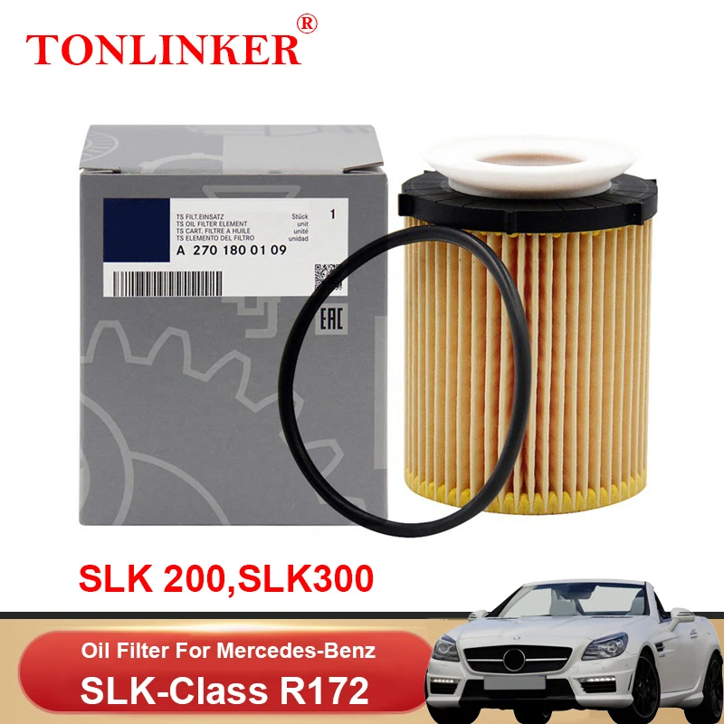 Filtro Olio Tonlinker A2701800109 Per Mercedes Benz Slk Classe R172 2015 2016 Slk 200 300 Serie Speciale 2.0L M274 Accessori Auto