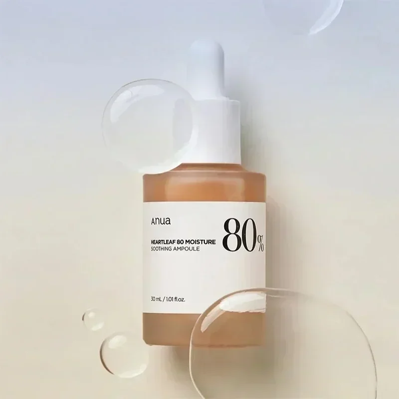 Korean Heartleaf Anua Anti-aging Essence Moisturizing Toner Emulsion Fade Fine Lines Deep Cleaning Facial Cleanser Skin Care Set 3