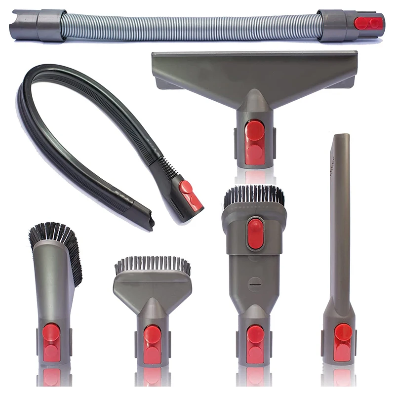 Promotion!for Dyson V11 V10 V8 V7 Plus Flexible Extension Hose Vacuum Cleaner Accessories Household Cleaning Kit Dust Brush |