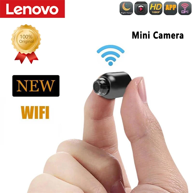 Lenovo Mini Camera Intelligent Wifi 5G Mini 4K/8K Camera Home Indoor Night Vision Protezione Di Sicurezza Registratore Audio Video 2024