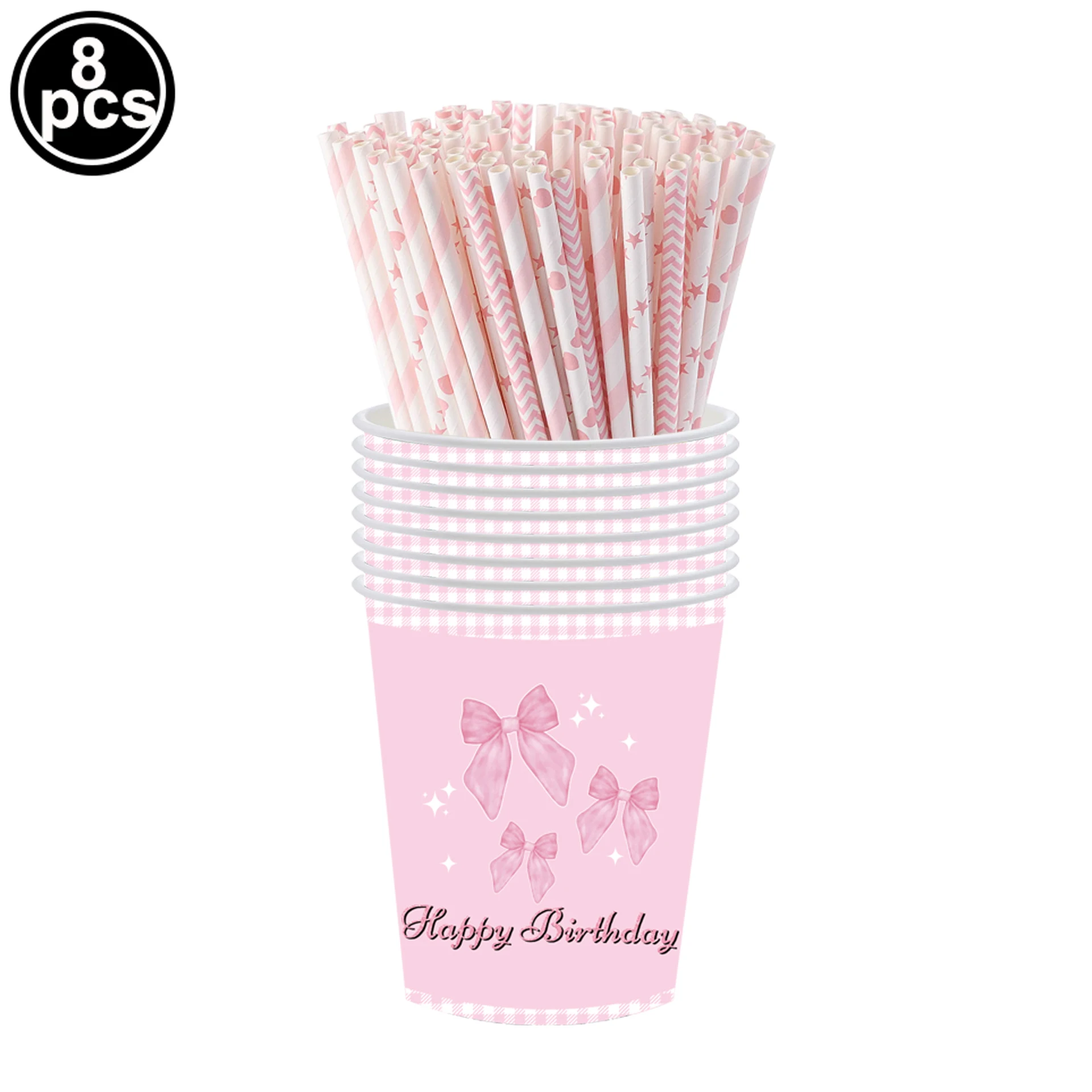 Süße Cupcake-Deko Mit Schleifen: 12 Stück Rosa Topper Für Geburtstag, Junggesellinnen & Mehr – Einfach In Cupcakes Stecken!