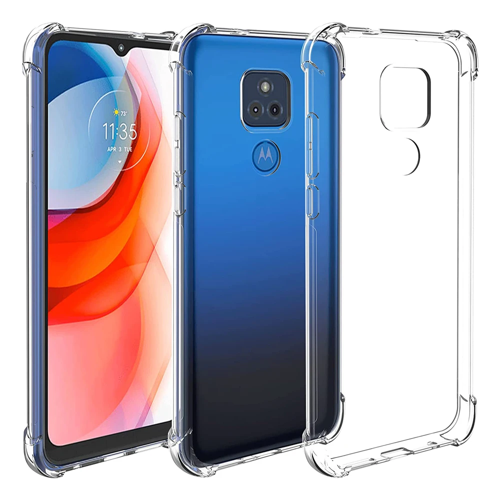 

For Motorola Moto G Play 2021 Phone Case 1.5MM Shockproof Clear Case For Motorola Moto G Play 2021 Moto G Stylus 2021 Phone Case