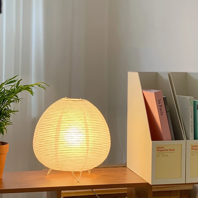 Nordische LED Tisch lampe Innen beleuchtung Wabi Sabi Stil Tisch leuchte Nachttisch Schlafzimmer Wohnzimmer Studie Home Decoration Schreibtisch lampen – Detail 1