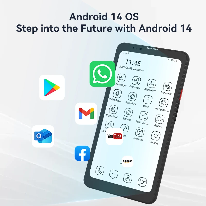 Bigme Hibreak Pro Ebook Reader 6.13'' E-ink Screen 300PPI