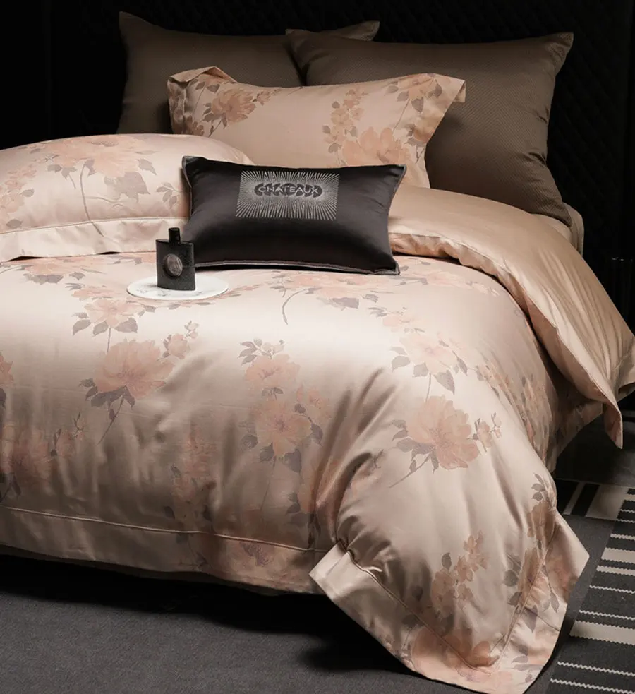 

Romantic jacquard pastoral flower bedding set girl,full queen king elegant cotton home textile bed sheet pillowcase quilt cover