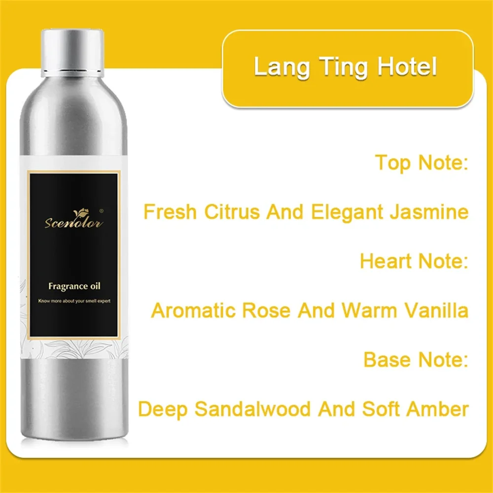 

300ML Lang Ting Hotel Essential Oil Air Freshener Aromatherapy Machine Room Fragrance Oil Aroma Diffuser Oil Home Office Clubs