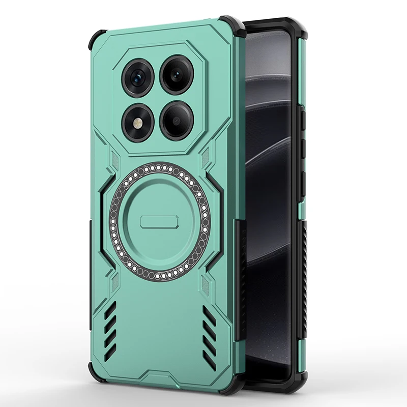 Magnetic Armor Case with Strong Magnet & Heat Dissipation - Anti-fall Protection Cover
