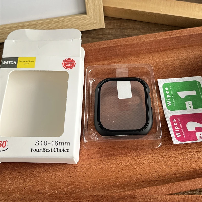 Matte Hard PC Bumper with Tempered Glass Screen Protector
