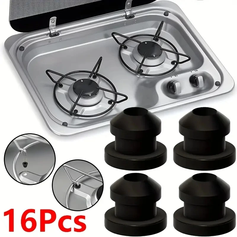 Smev Dometic Grommet Sleeve Pan Hob Support Motorhome Caravan Camper 44990000122 RV Stove Grommet 16PCS rv stove grommet