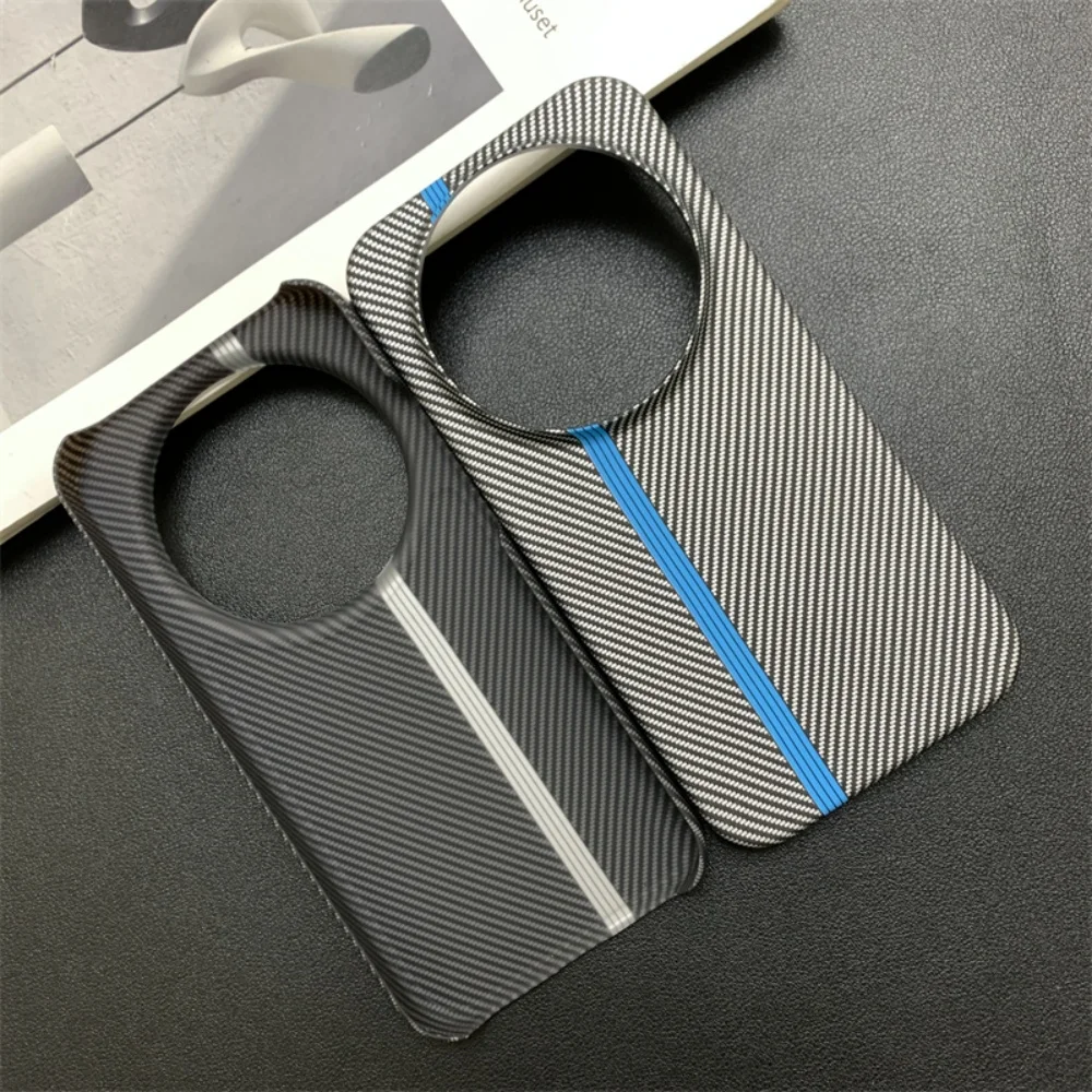 Sleek Carbon Fiber Pattern Frameless Phone Case - Shockproof Cover