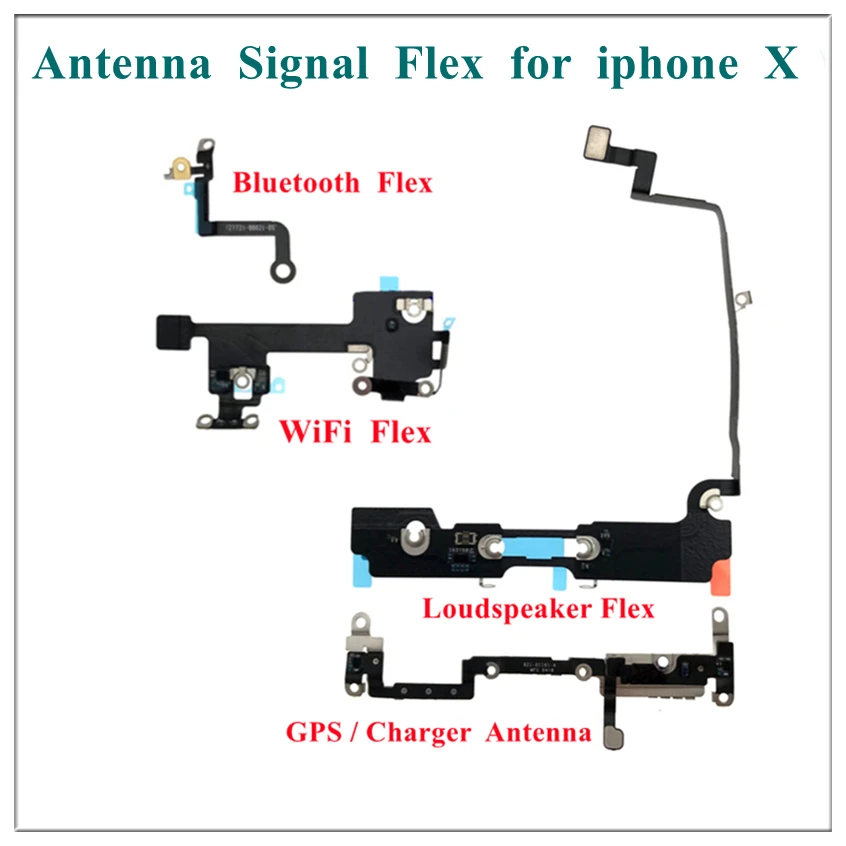 1 шт. для iPhone X Bluetooth Wi-fi громкоговоритель Wi-Fi NFC GPS зарядное устройство антенна