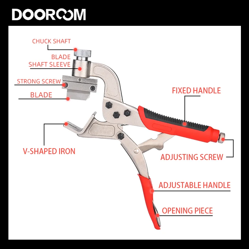DOOROOM Electrician Wire Tool Cable Wire Stripper Cutter Crimper Automatic Multifunctional Crimping Stripping Plier Tools 4