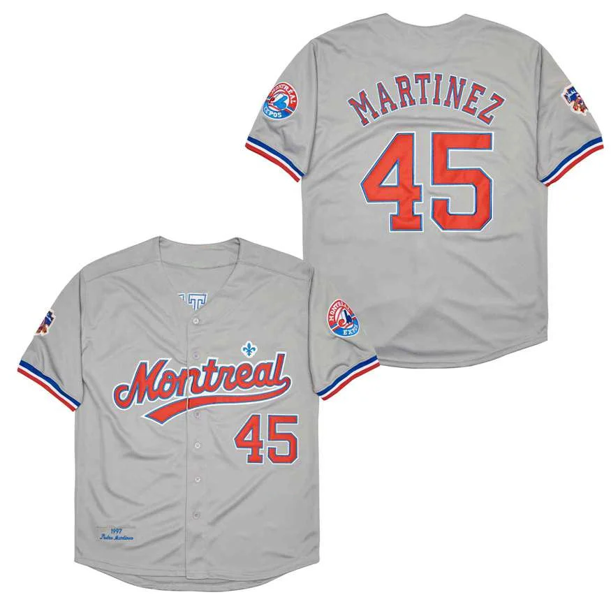 Baseball Jersey Montreal 8 CARTER 27 GUERRERO 45 MARTINEZ 10 DAWSON Jerseys  Sewing Embroidery Sports Outdoor Blue high-quality - AliExpress