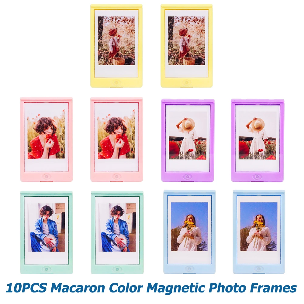5-10 Pz Combinazione Senza Colori Cornice Magnetica Per Fujifilm Instax Mini Film Instax Mini 9 Film Mini 8 7S 70 90 Cornice