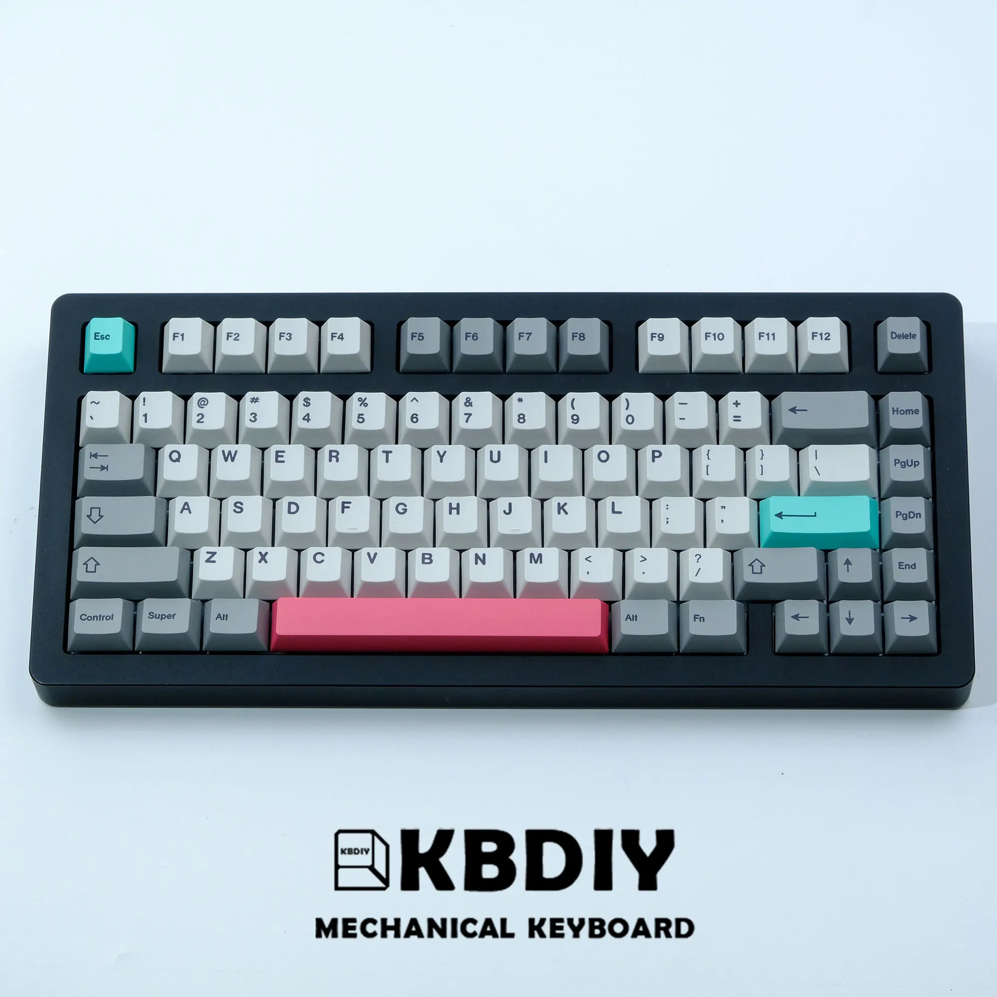 Kbdiy Teclado Mecânico Keycaps Dolch-light Moderno Pbt Retro Gmk Perfil Cereja Switches mx Faça Você Mesmo Custom 147 Chaves
