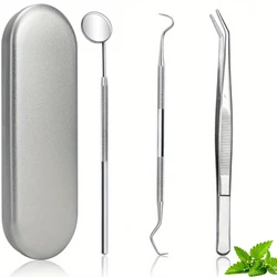Premium Stainless Steel Dental Cleaning Kit (3PCS)