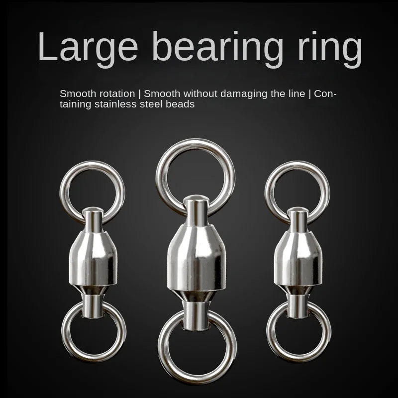 

Mengda Eight Ring Strong Big Object High Speed Bearing Swivel Connector Stainless Steel Eight Ring Small Accessories