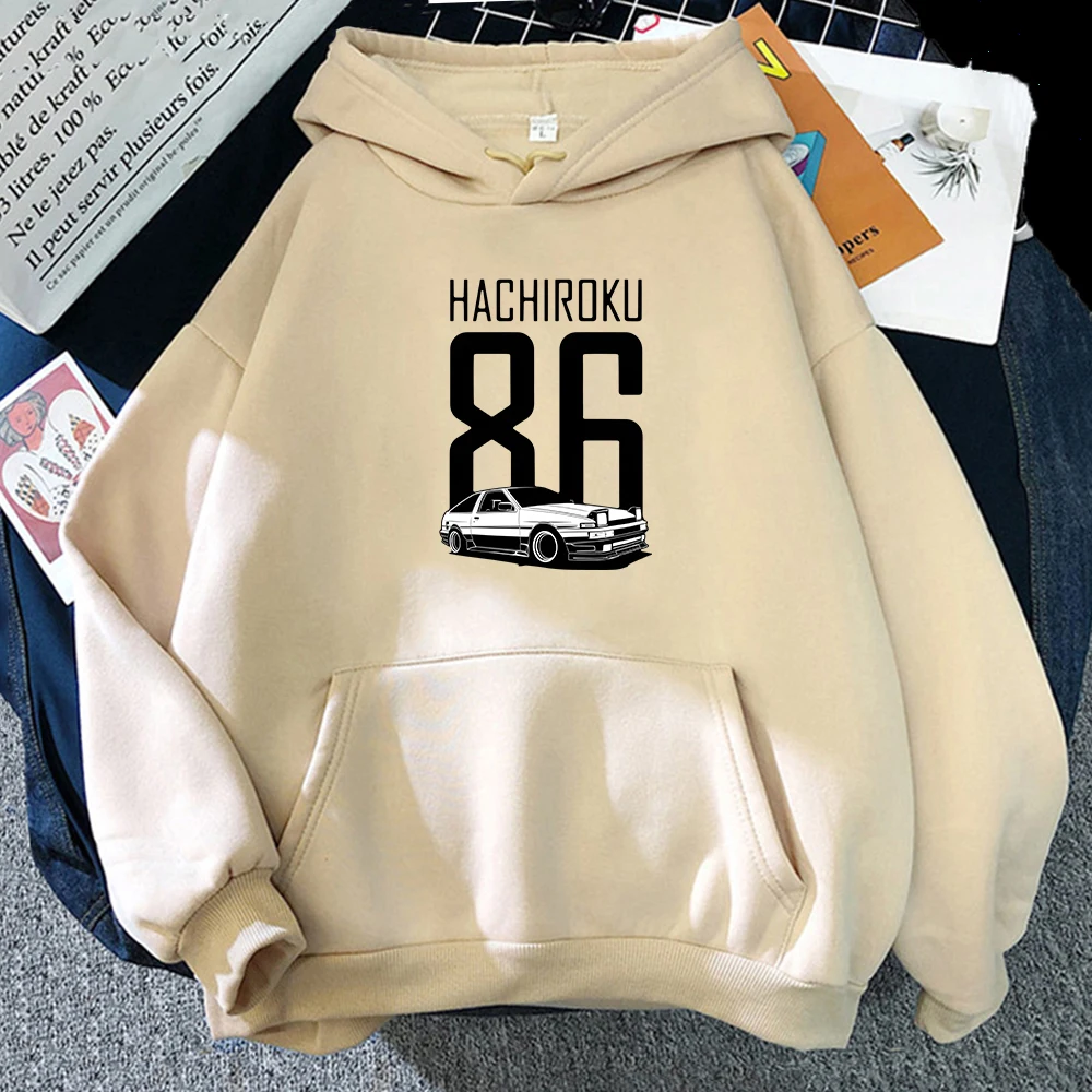 

Anime Initial D Drift Hoodie Japanese Anime AE86 Hoodies Sweatshirt Print Men Clothes Hip-Hop Male Crewneck Streetwear Sudaderas
