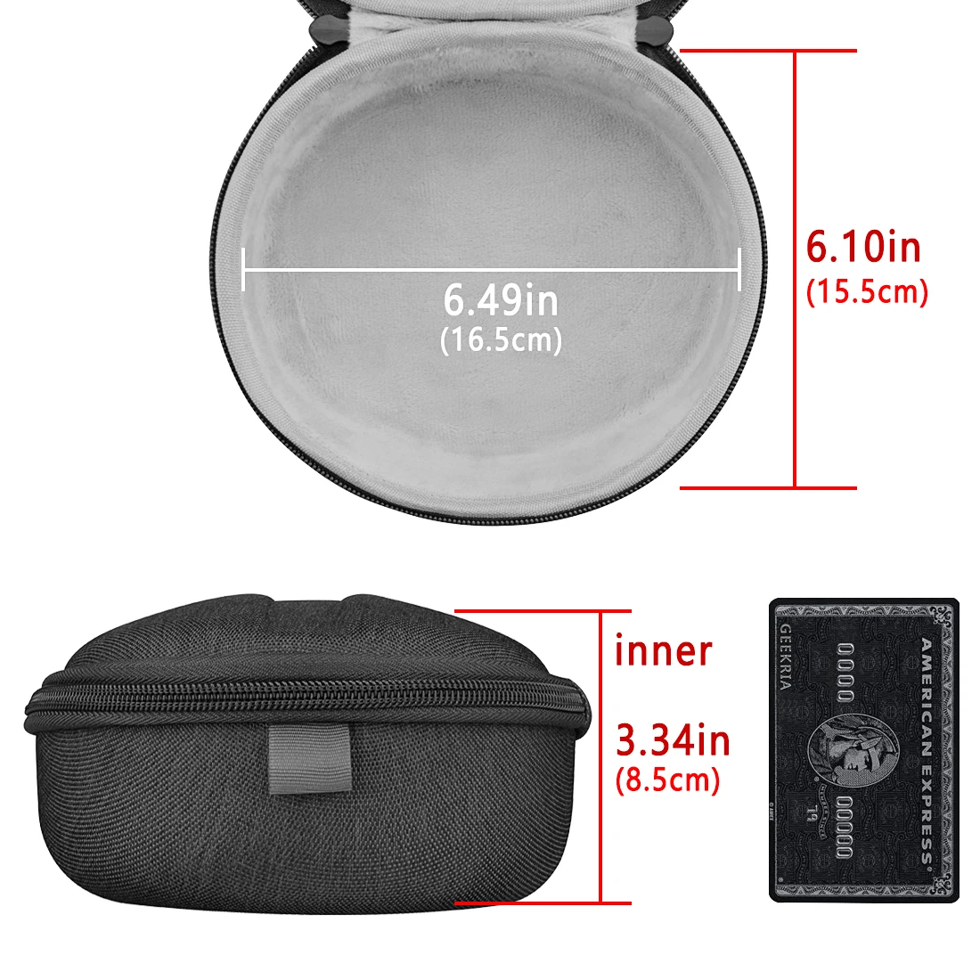 Headphones Case Pouch for Skullcandy Crusher ANC,Crusher Evo Hard Portable Earphone Cable Storage Cover Headset Box