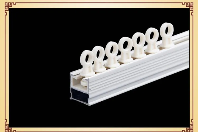 Description Picture 3 of item30pcs Curtain Hooks Curtain Track Pulley Nano Wheel Bathroom Door Curtains Sliding Roller Home Curtain Rod Hardware Accessories