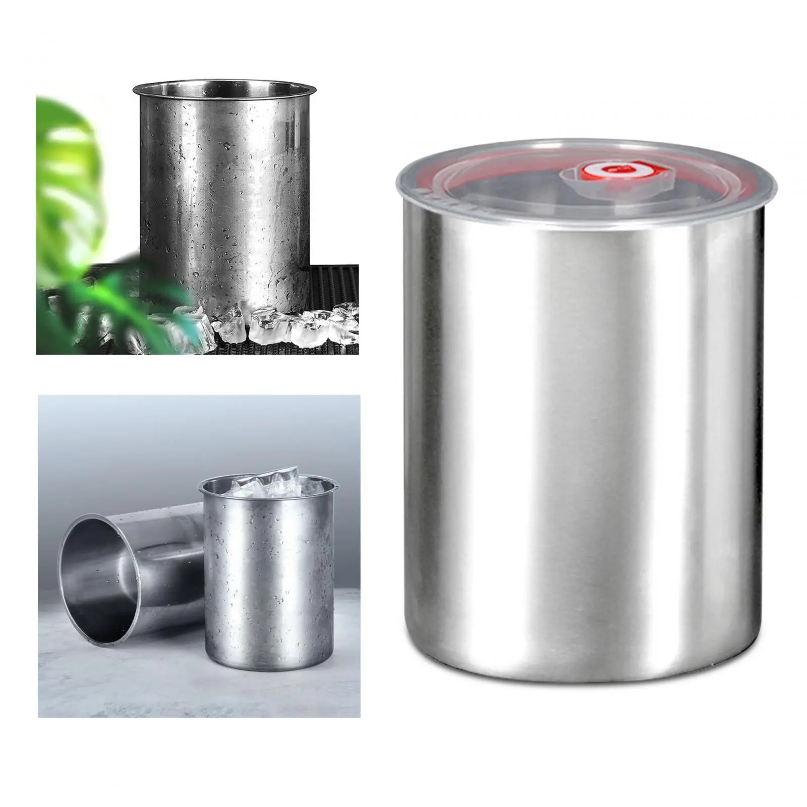 Ice Bucket Multifunction Washable Easy Clean with Handle Ice Holder Beverage Tub for Home Use Bar Presents Travel Champing
