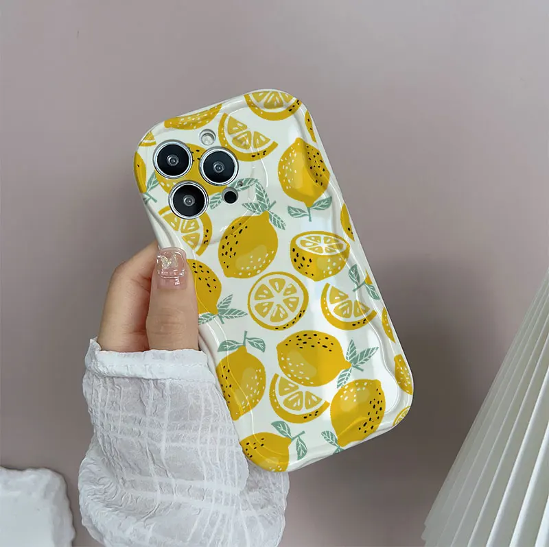 Summer Fresh Fruit Lemon Print TP Phone Case Cover
