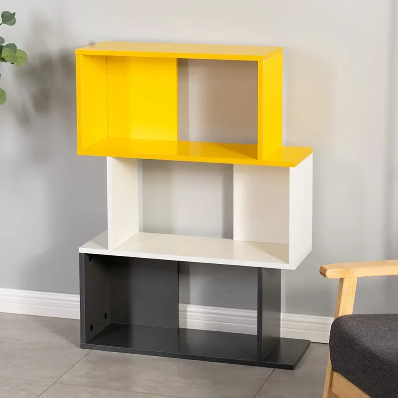 Libreria Creativa Nordica Semplicità Scaffale Per Bambini Soggiorno Ufficio Verticale Scaffale Separatore Libreria Mobili Da Salone