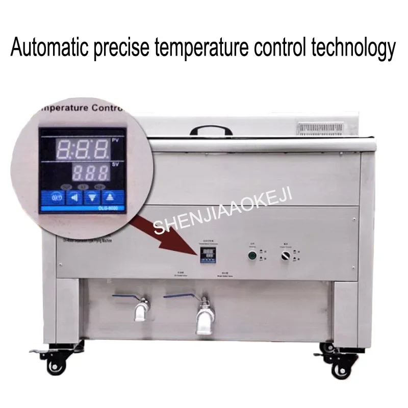 Electric Deep Fryers Electric Oil and Water Separation Deep-fried Fritters Machine Canteen Electric Frying Pan 220V 1PC 6