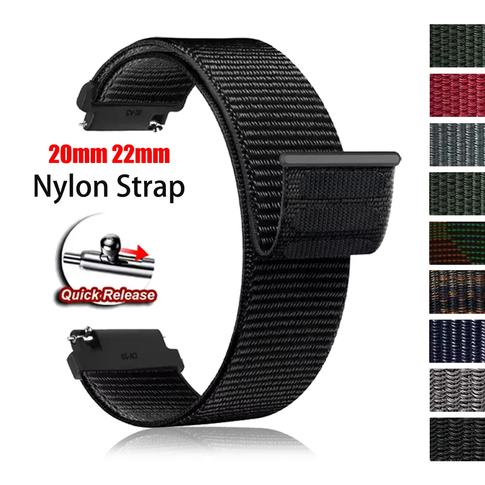 Nylon Loop Woven Strap Bracelet - Adjustable Fitness Band