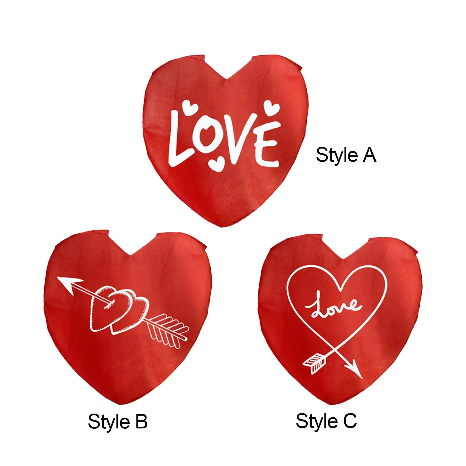 

Valentine's Day Heart Costume Adults Decoration Letter Printed Tops for Festival Role Playing Fancy Dress Anniversary Birthday