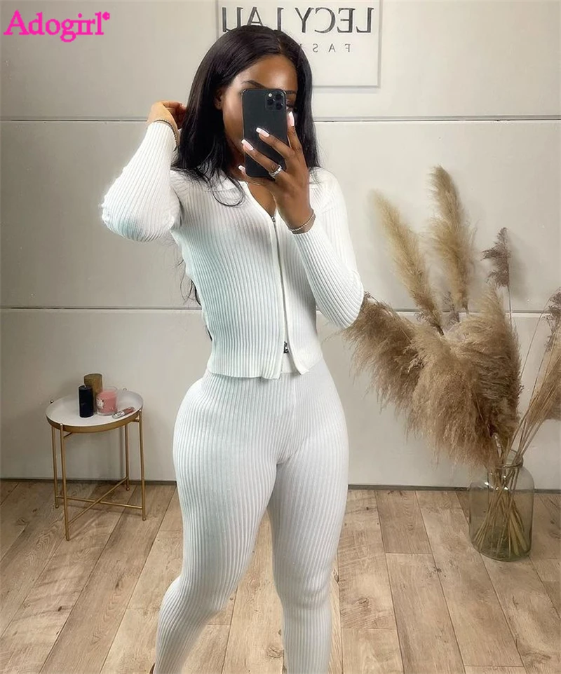 Sweater Sets for Women 2 Piece Knit Long Sleeves Top and Bodycon Pants  Outfits Sweatsuit - AliExpress