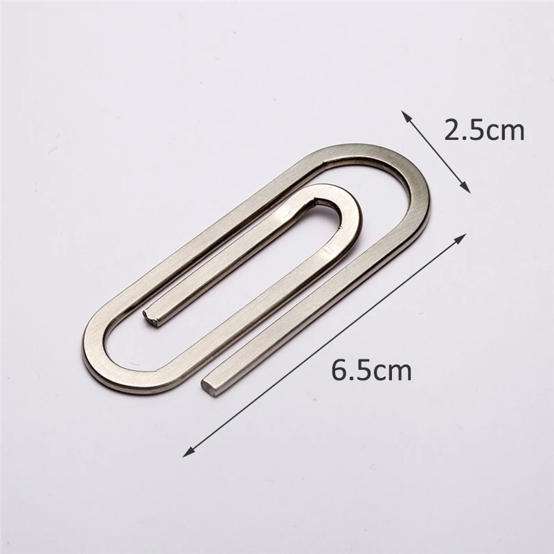Slim Stainless Steel Money Clip Wallet - Sleek Cash and Card Holder for Business Professionals