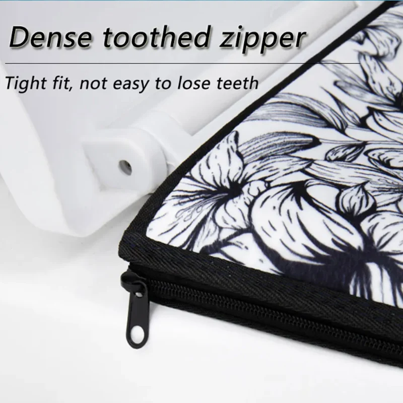 Flannelette Toilet Seat Cushion Household Universal Thickened Printing Zipper Toilet Cover Waterproof Plush Toilet Heating Pad 3