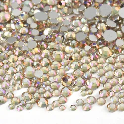 Light Pink GemStone Mix Non - Hotfix Flatback Rhinestones for Nail Art and Garment Decorations (Sakura pink)