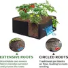 Garden Planting Bag with Handles Multi-size Felt Grow Bag Rectangle Planting Nursery Pot Vegetable Tomato Potato Planting 3