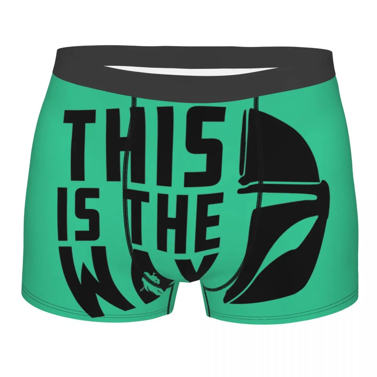 

TV Show Boxer Shorts For Men 3D Print This Is The Way Underwear Panties Briefs Breathable Underpants