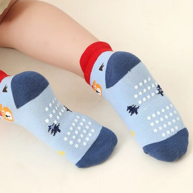 12 Pairs Non Slip Toddler Socks with Grip for Boys Girls Baby Infants Kids Anti Skid Cotton Crew Socks 1-7Years 9 S007a7b0fe3bf48a39ebaea72c5b3cf31h