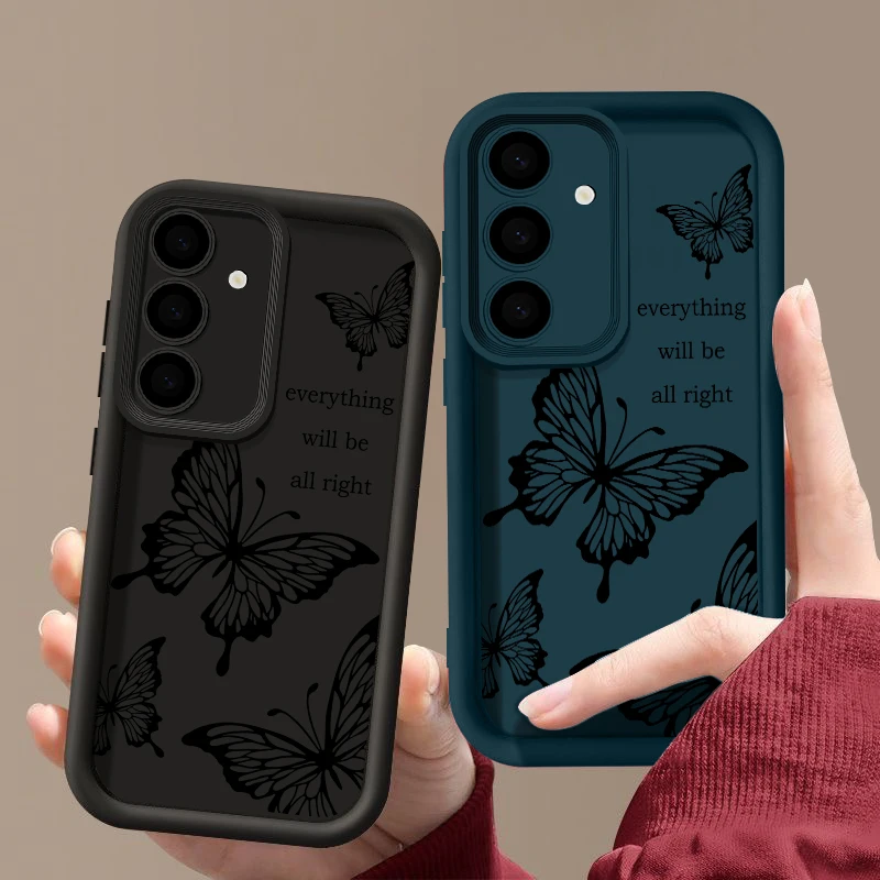 Butterfly Shockproof Soft Silicone Phone Case Cover