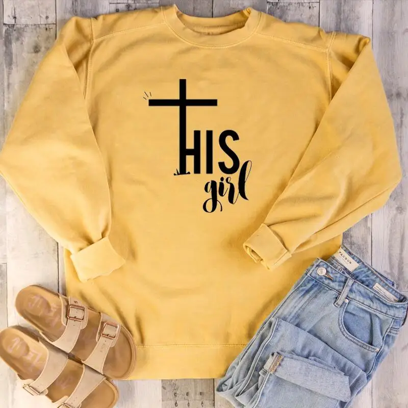 Harajuku This Girl Cotton Women Sweatshirt Fashion O neck Female Plus Size Cusal Pullover Full Long Sleeve Lady Shirts Drop Ship