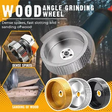 

Round Wood Angle Grinding Wheel Sanding Carving Rotary Tool Abrasive Disc for Angle Grinder Tungsten Carbide 16mm Dropshipping