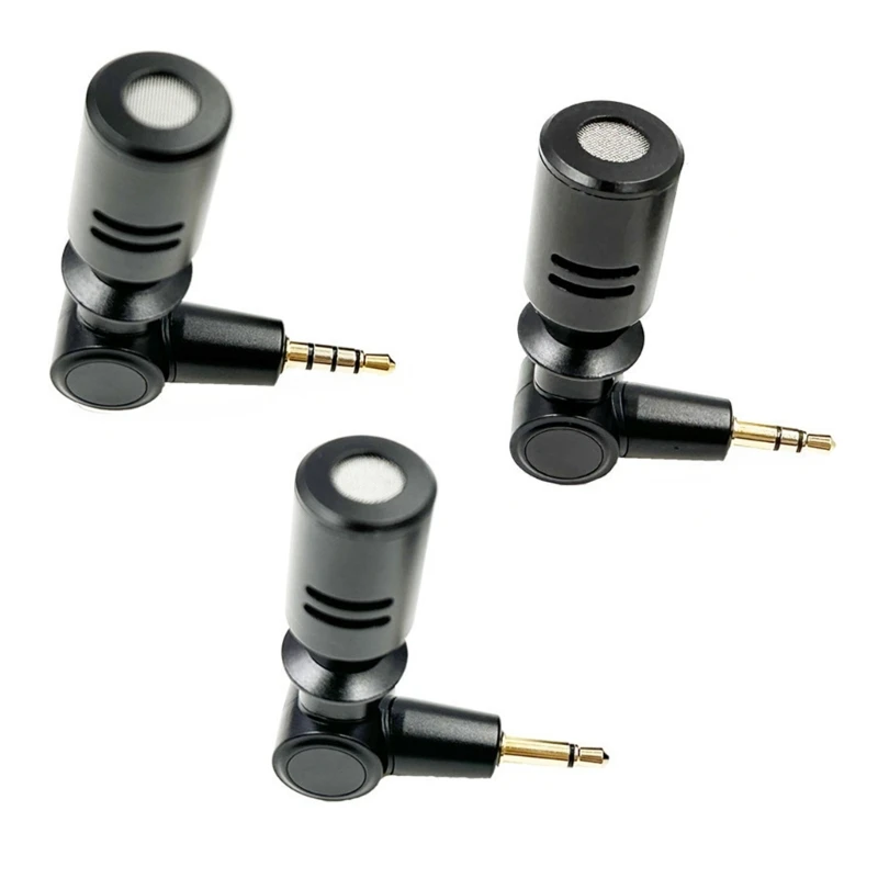 

3.5mm Portable Mini Microphone For Phone Laptop PC Outdoor Video Recording
