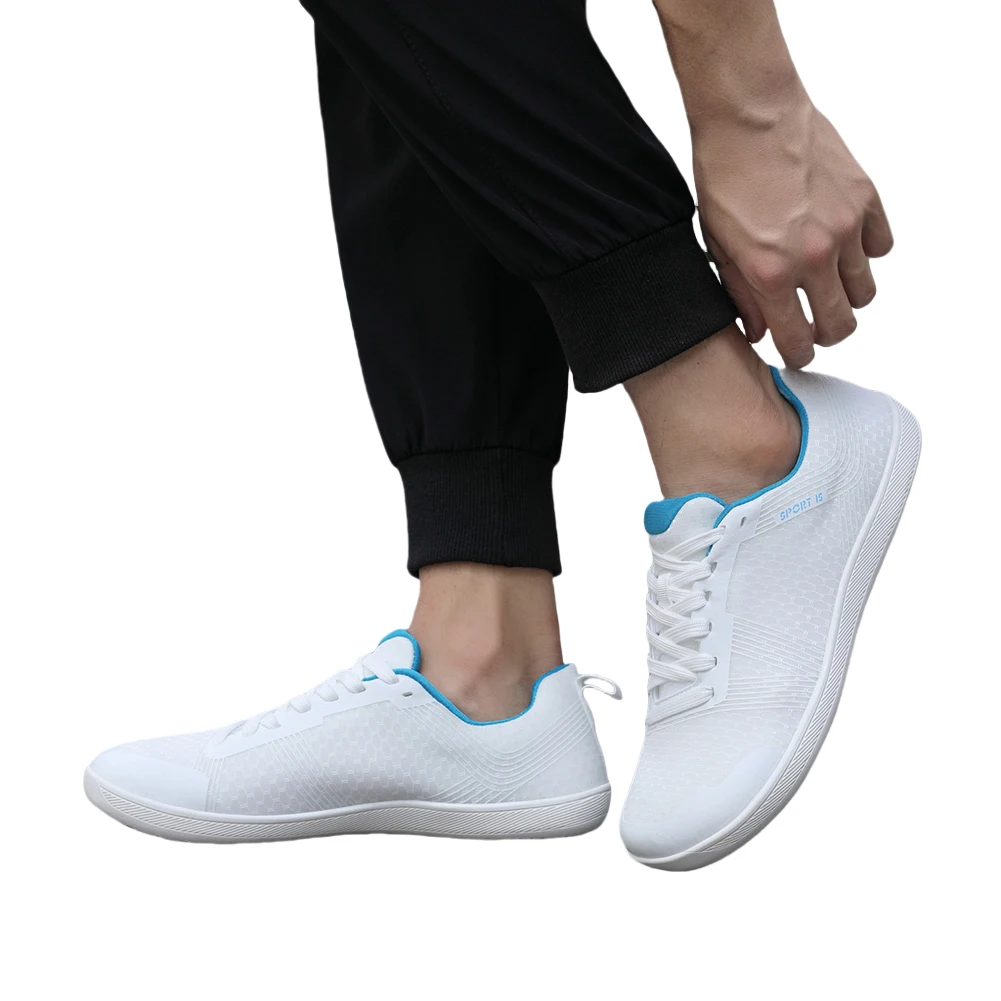 Minimalist Barefoot Shoes Cross Trainer Shoes Non Slip Wide Toe Walking Shoes Breathable Fashion Running Sneakers for Men Women 3