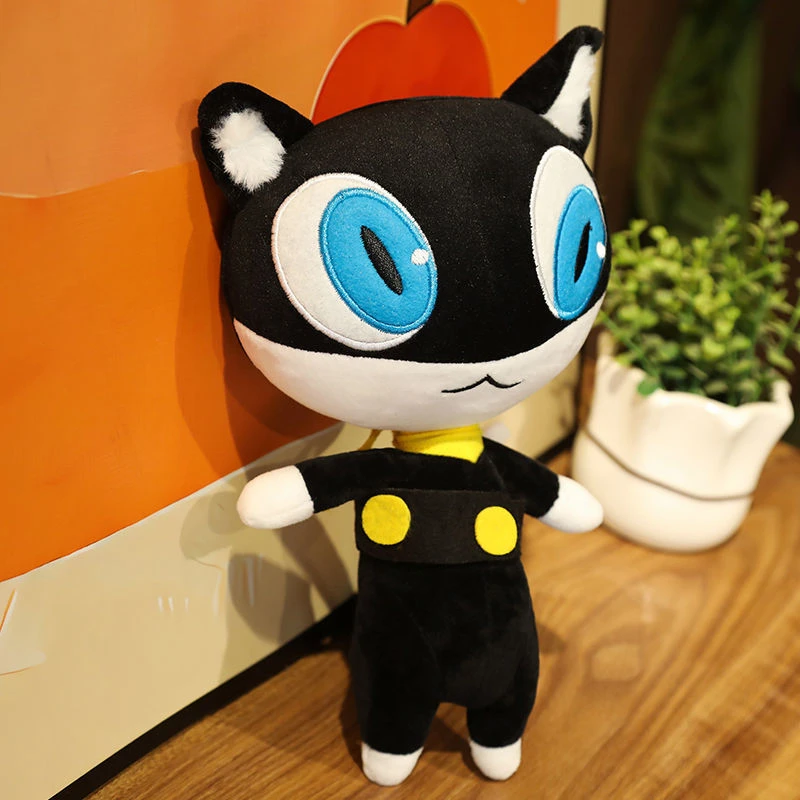 Persona 5 The Animation Plushies Black Cat Morgana Mona Anime Figure Cosplay Kawaii Plush For Children Gifts Collecto Aliexpress