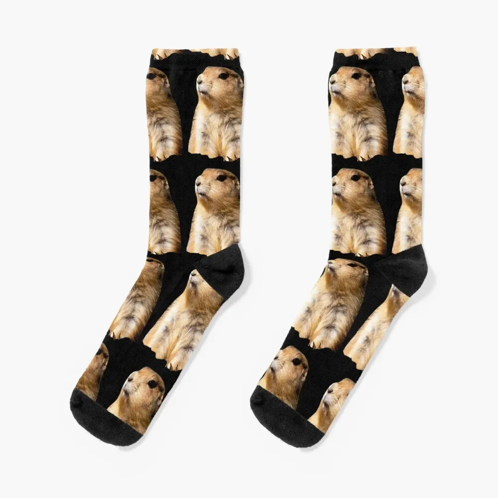 

Prairie Dog on Alert Socks funny gifts christmas gifts Socks Men Women's