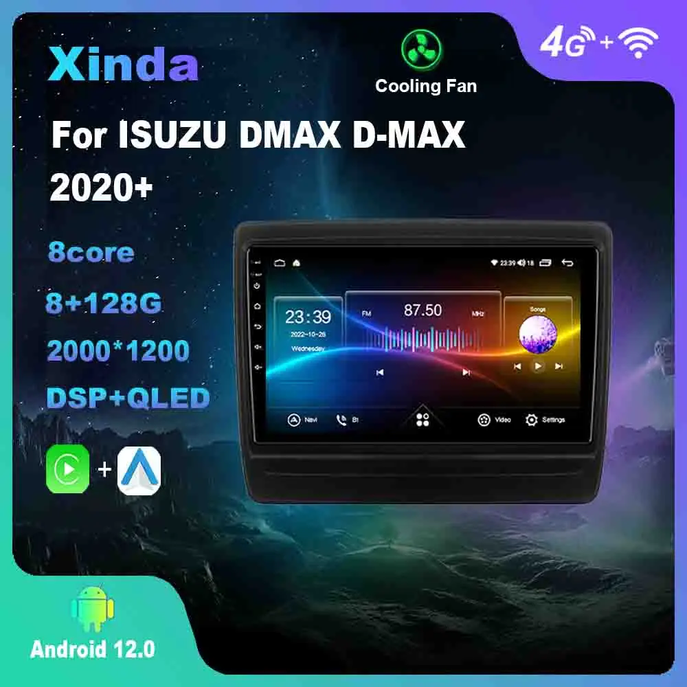 

9 Inch Android For ISUZU DMAX D-MAX 2020+ Multimedia Player Auto Radio GPS Carplay 4G WiFi